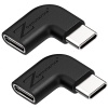 Right Angle USB C Adapter 2 Pack
