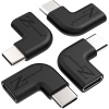 Right Angle USB C Adapter 4 Pack